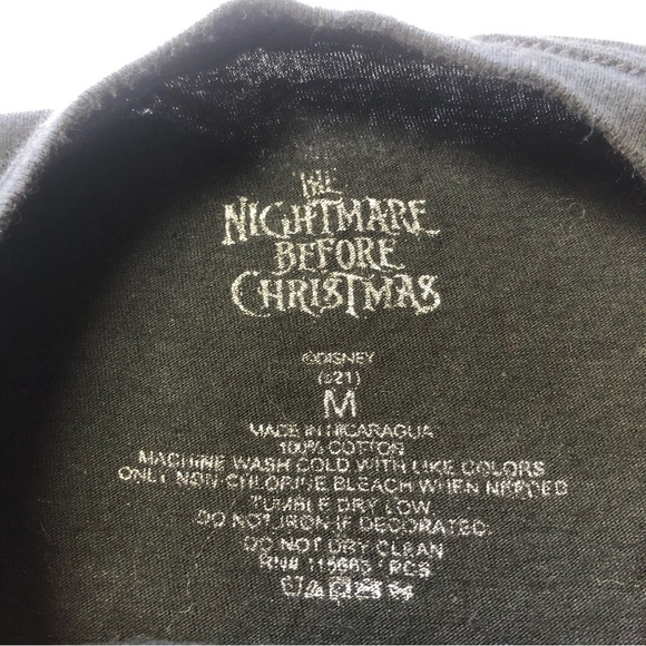 Nightmare Before Xmas "Jack The Pumpkin King" Black T Shirt Unisex - Picture 3 of 6